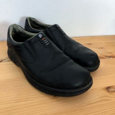 Merrell World Legend Shoes 11 Mens Black Leather Slip On Comfort Casual Oxford