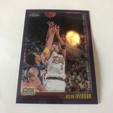 Allen Iverson 2001 Topps Chrome w/ Kobe
