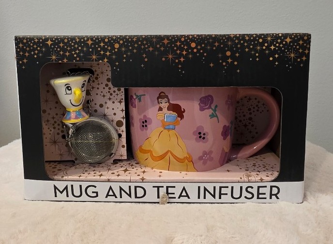 Disney Princess Belle mug and tea infuser set