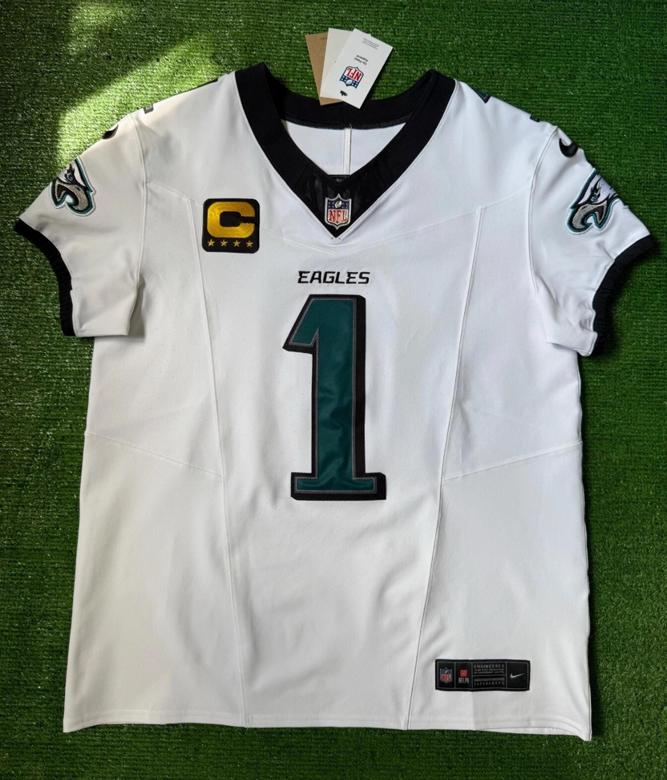 Authentic Jalen Hurts Philadelphia Eagles 2025-26 Nike Fuse Elite Jersey Sz 44/L