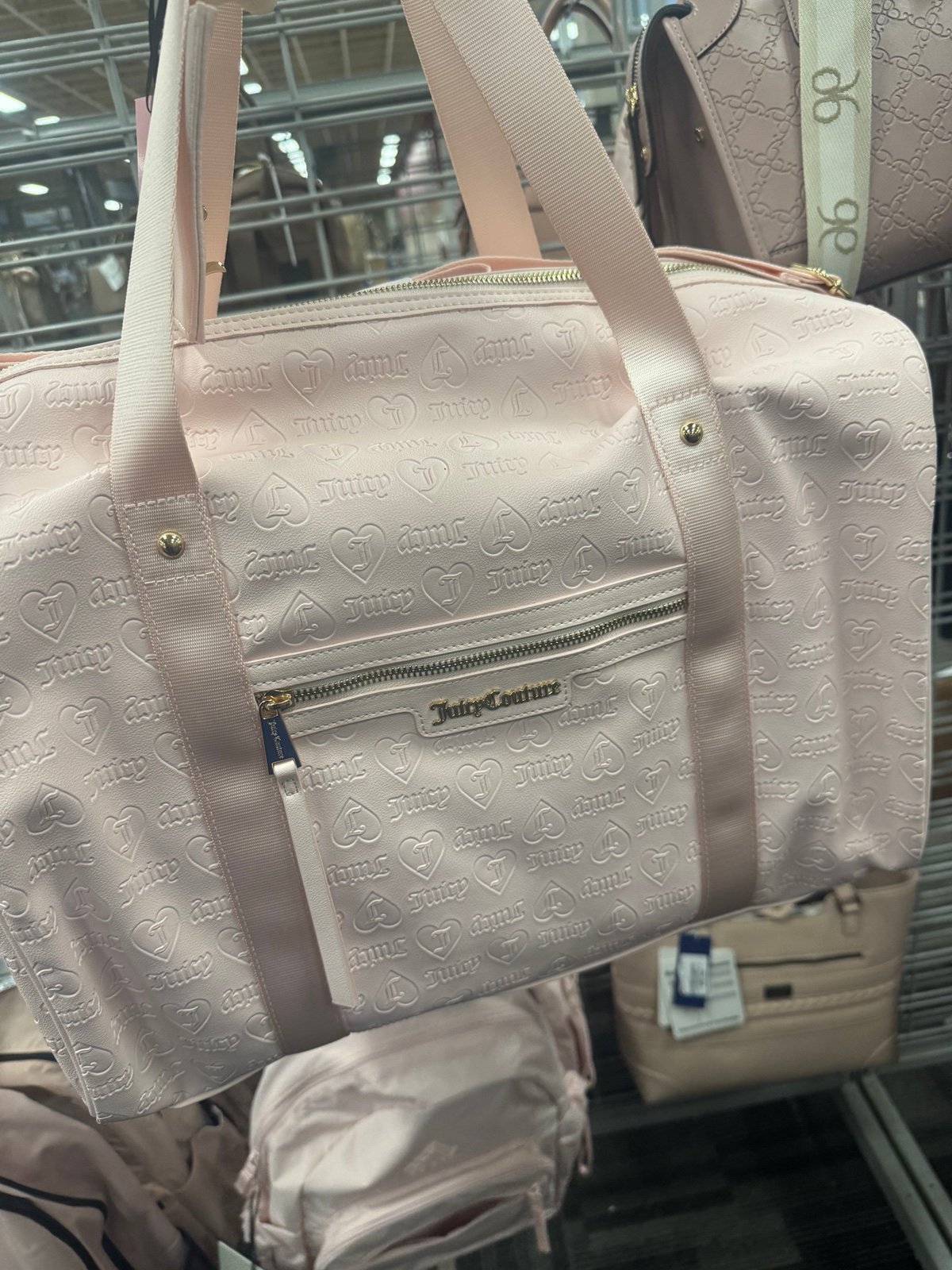 Juicy couture pink duffle