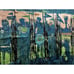 Age of Kings Fabric Print Panel Designed by Tibor Reich 1960s Shakespeare