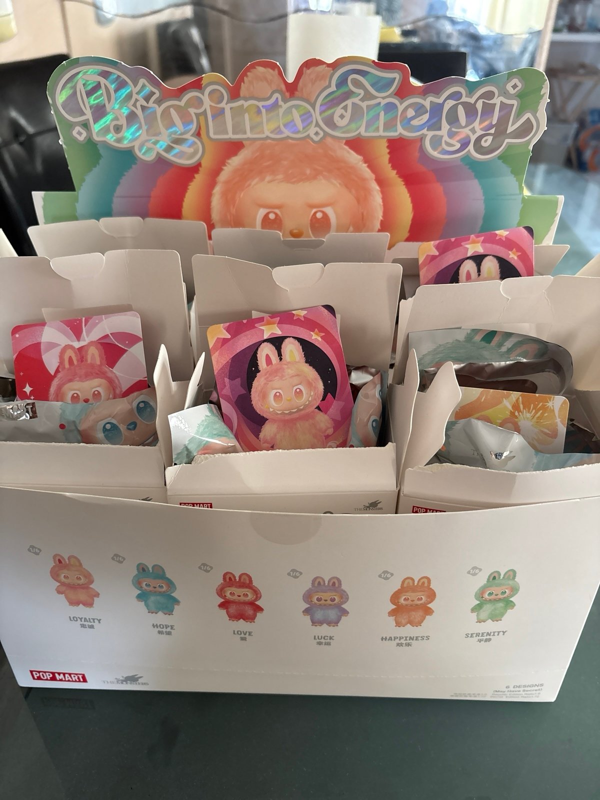 Big into energy Labubu box