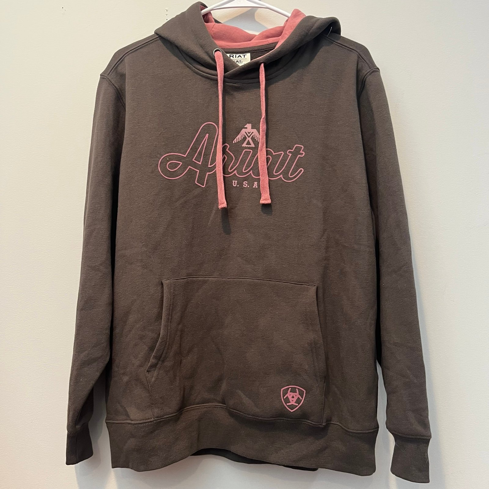 Ariat Ladies Real Thunderbird Brown Hoodie Women’s Medium