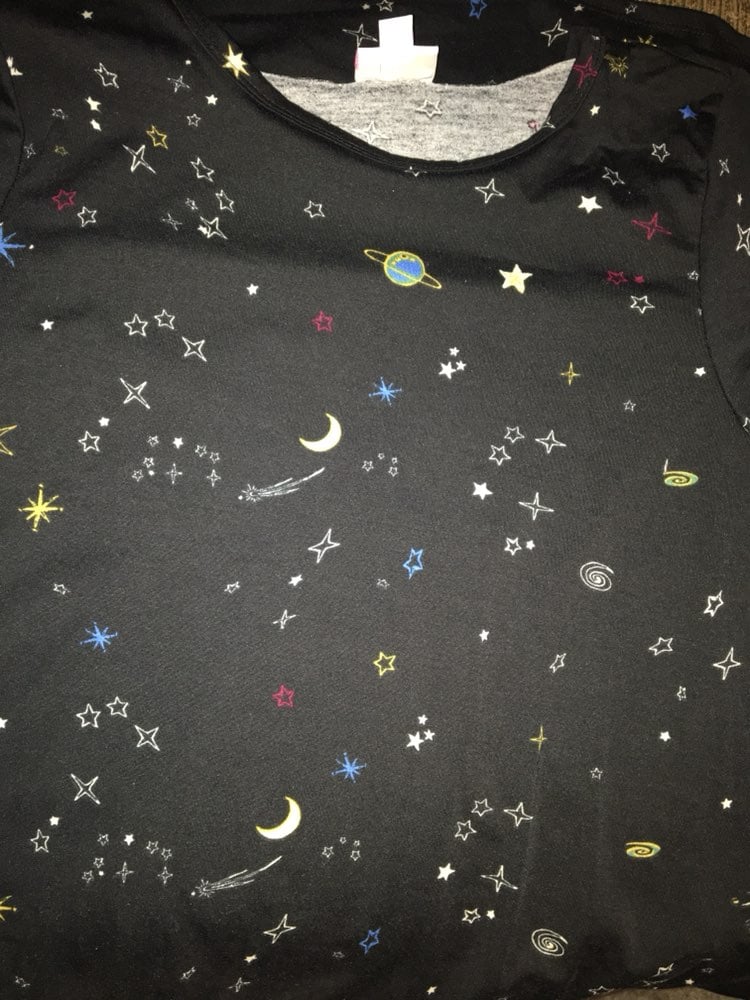 BNWT Lularoe Galaxy/Space Medium Carly