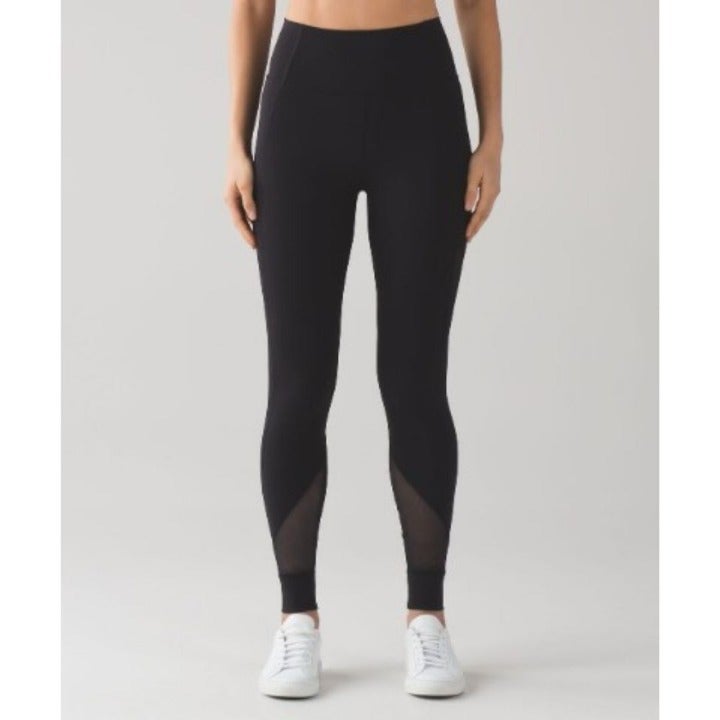 LULULEMON - Women's Hot Like Agni Pant Mesh Leggings Sz 4