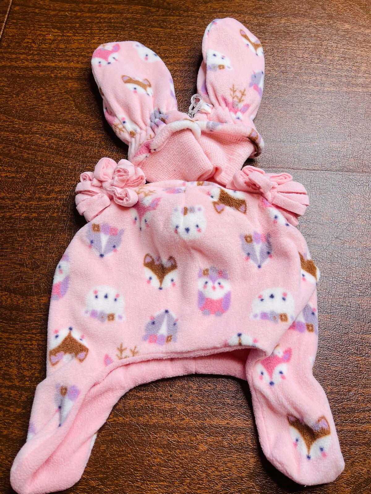 NWT 4T 5t 5 fox bears deer floral winter gloves mittens hat lot childrens place