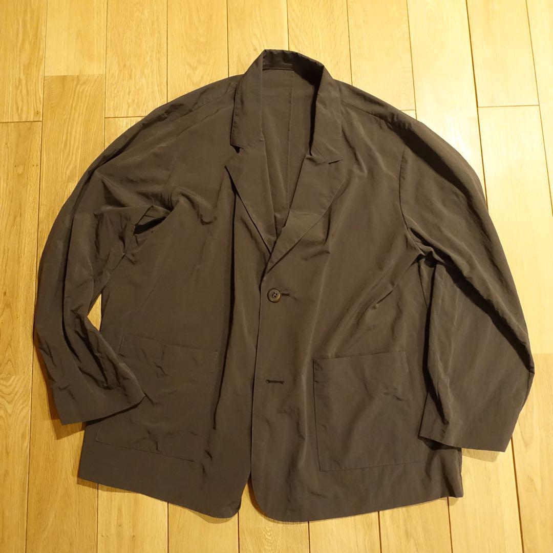 stein / シュタイン】WINDPROOF NYLON EASY JACKET - BLACK