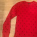 Polo Ralph Lauren Men’s All Over Pony Print Waffle Knit Long Sleeve Tee Red M