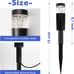6 Pack Smart Low Voltage Landscape Lights