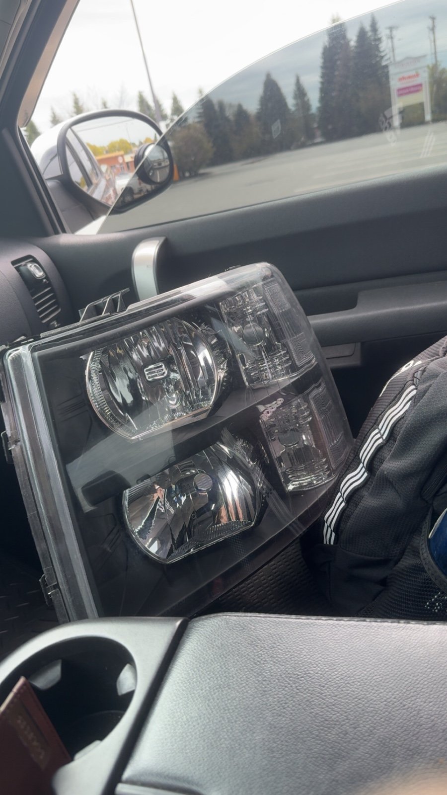 2007-2014 Silverado / Clear Reflect, Black Housing Headlight / DRIVER SIDE ONLY