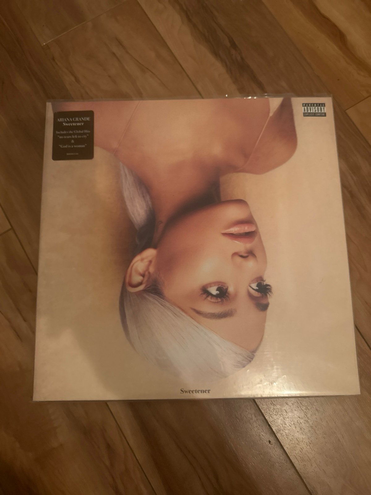 Ariana Grande sweetner peach vinyl