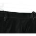 Vintage Black Velvet Midi Mid Length Flair Circle Skirt Rockabilly S XS 1950s