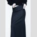NWT ZARA Z1975 DENIM MIDI SKIRT BLUE