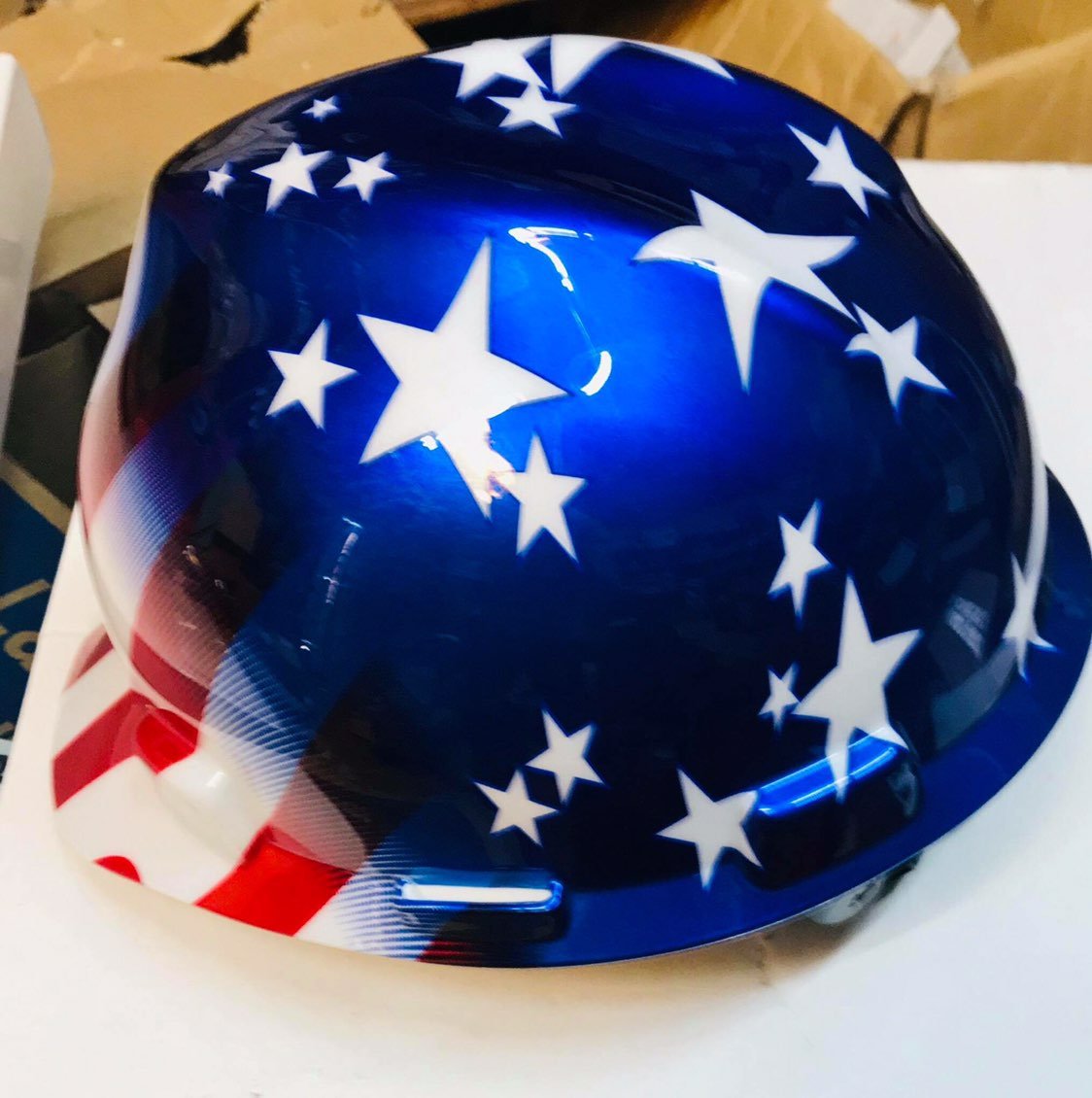 Hardhat American Flag