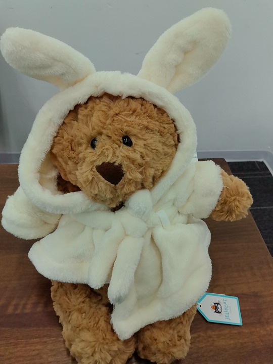Jellycat Bartholomew Bear Bathrobe 26cm – Soft Plush Toy – Collectible Gift