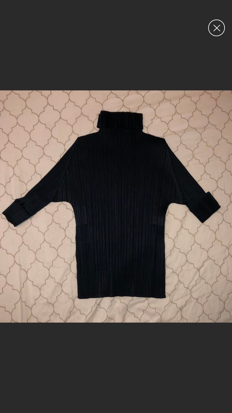 Pleats Please Mockneck Top Sz M