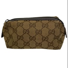 Gucci GG Canvas Monogram Cosmetic Bag
