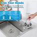 Stainless Steel Glass Rinser for Kitchen Sinks, Bottle Washer, Cup Rinser,
