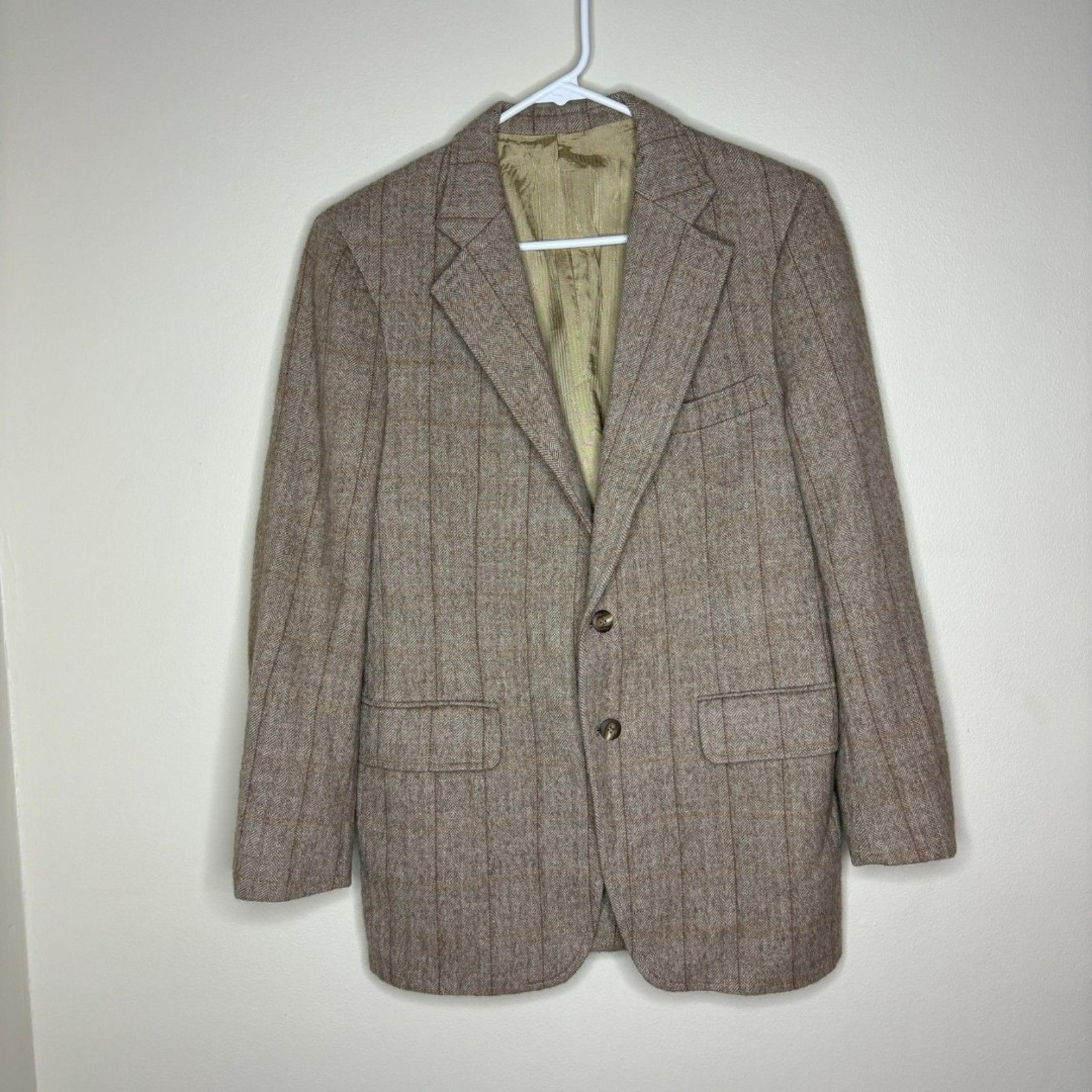 womens vintage blazer brown size Medium
