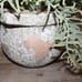 NEW Large HEAVY Artificial Buckler Fern Arrangement in Distressed Planter Pot