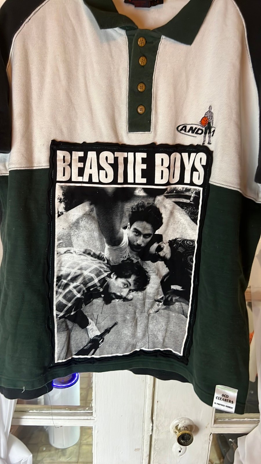 Vintage AND1 X OCD Cleaners Isaiah Bond Reworked Beastie Boys Polo Men’s Large