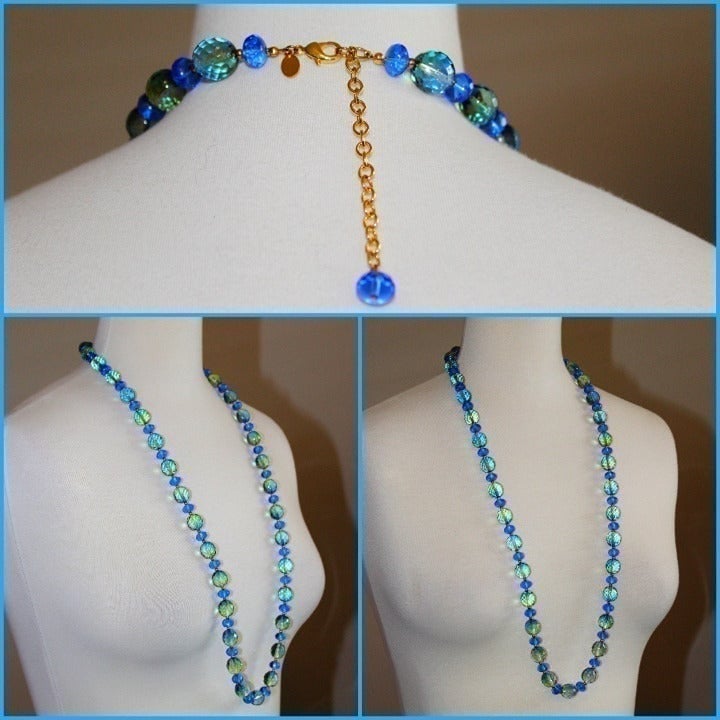Vintage Joan Rivers Austrian Crystal Necklace
