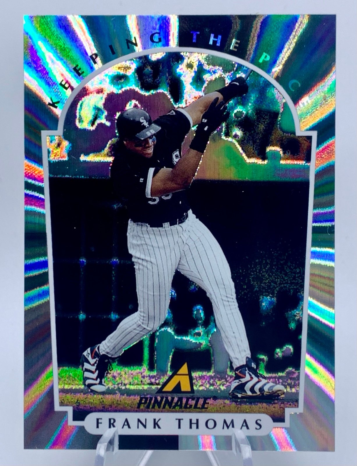 1997 New Pinnacle Keeping the Pace #7 Frank Thomas