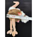 Ty Beanie Buddy Buddies Stretch the Ostrich Large 16 Mint condition