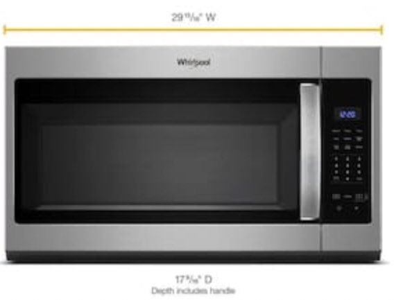 Whirlpool microwave Hood Combo like new!