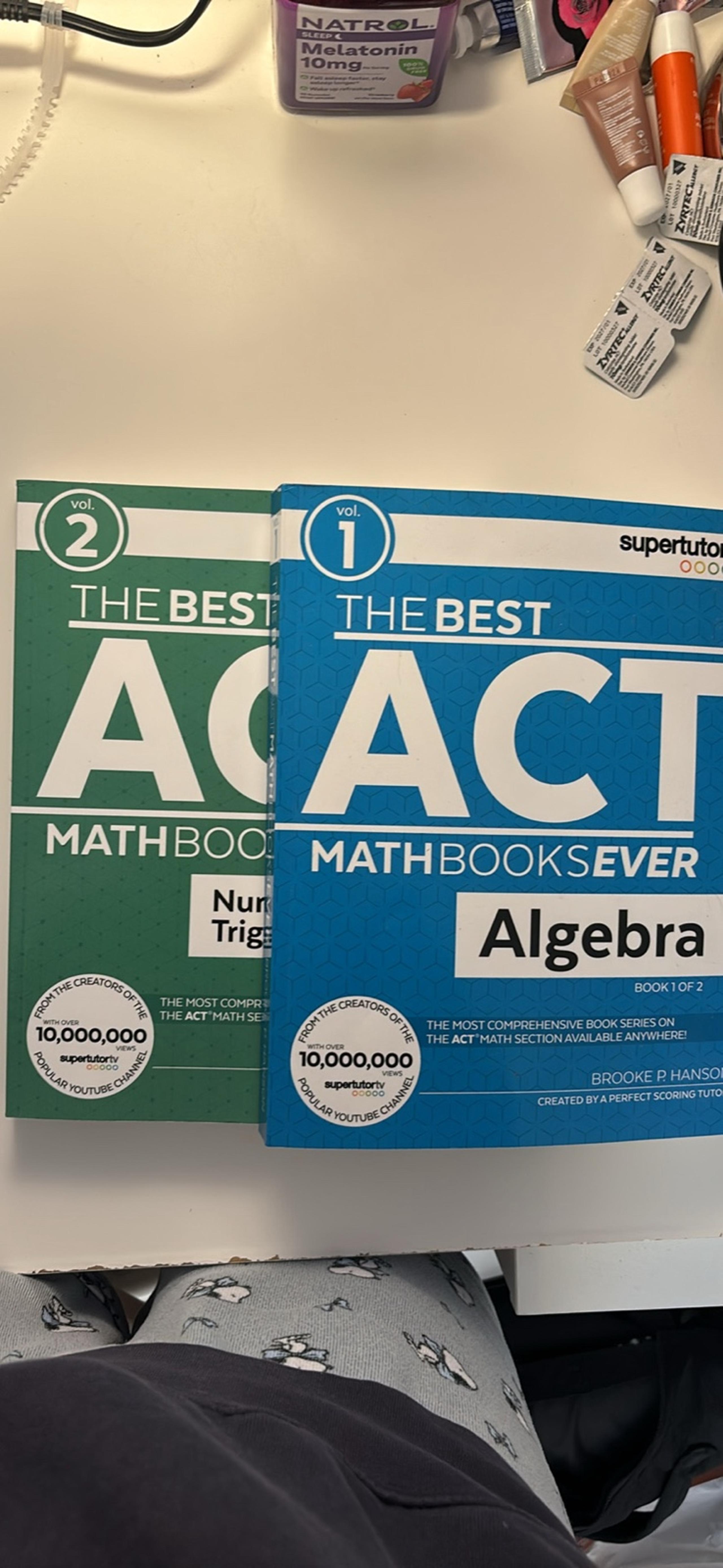 ACT Math Section Comprehensive Prep Books