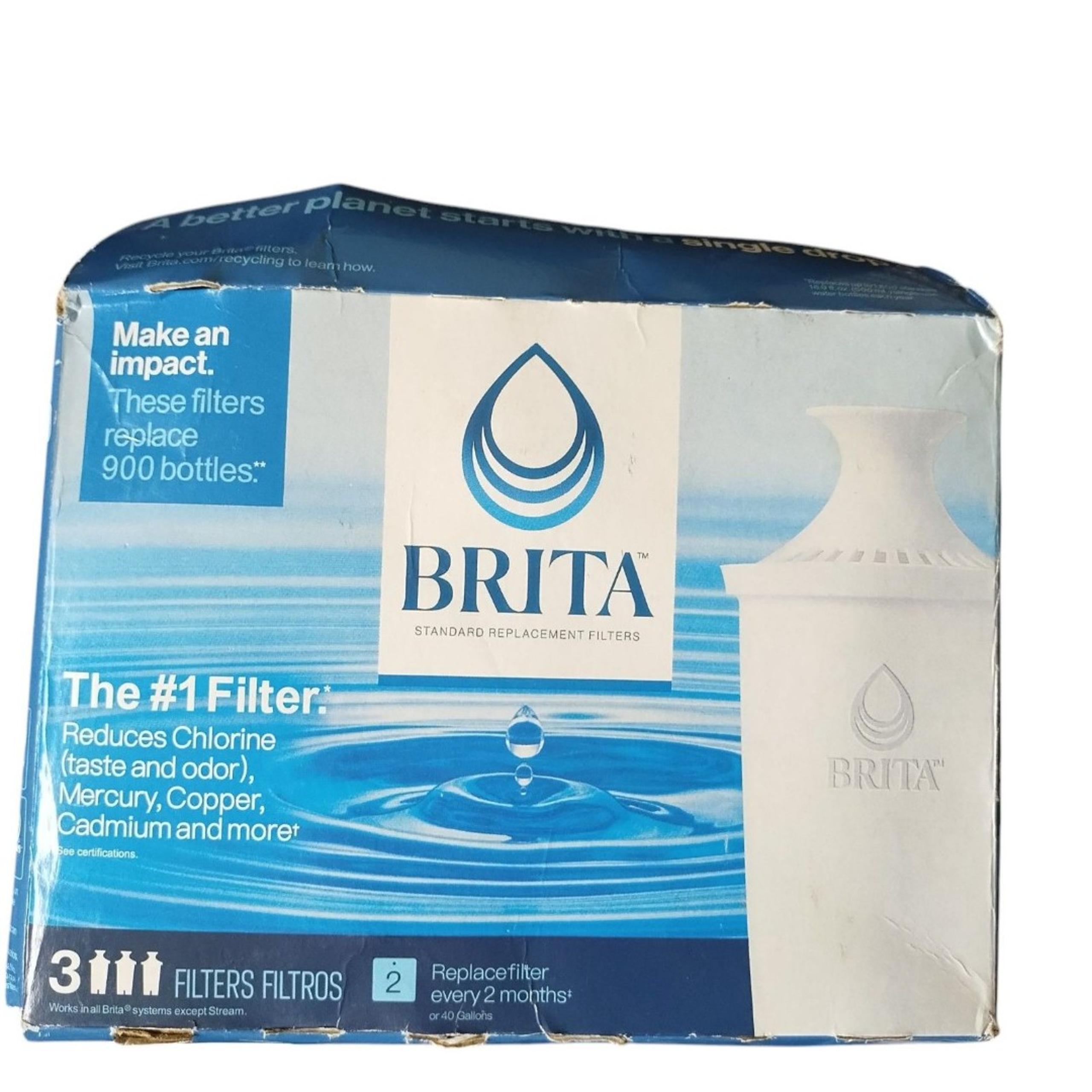 BRITA Standard Replacement Filters 3 Filters (BRAND NEW)