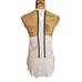 Athleta Women's Halter ACE Tennis Dress Tank Top Racerback T-Back White VTG XS