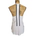 Athleta Women's Halter ACE Tennis Dress Tank Top Racerback T-Back White VTG XS
