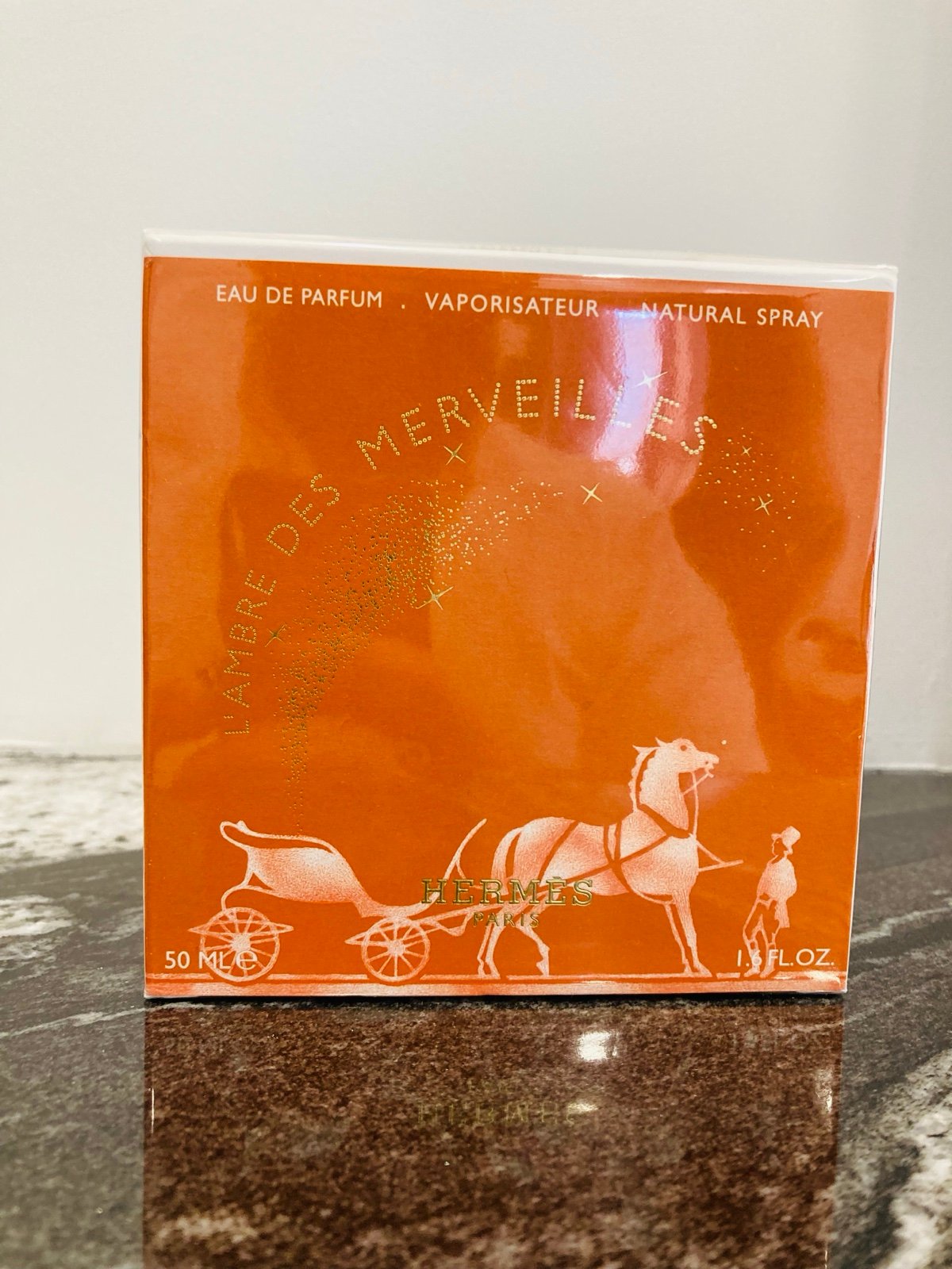 Hermes L’ambre des Merveilles Eau de Parfum NEW SEALED 140 retail 1.7 oz 50ml