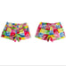 LILLY PULITZER wmns multicolor mini shorts size 2