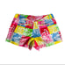 LILLY PULITZER wmns multicolor mini shorts size 2