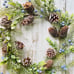Dusty Blue Berry & Pine Wreath