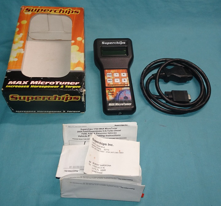 2004 FORD F SERIES & SUV 6.0L POWERSTROKE 1704 Max Micro Tuner Super Chips