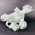 Cristales De Chihuahua White Blown Glass Elephant Figurine Murano Style? MCM