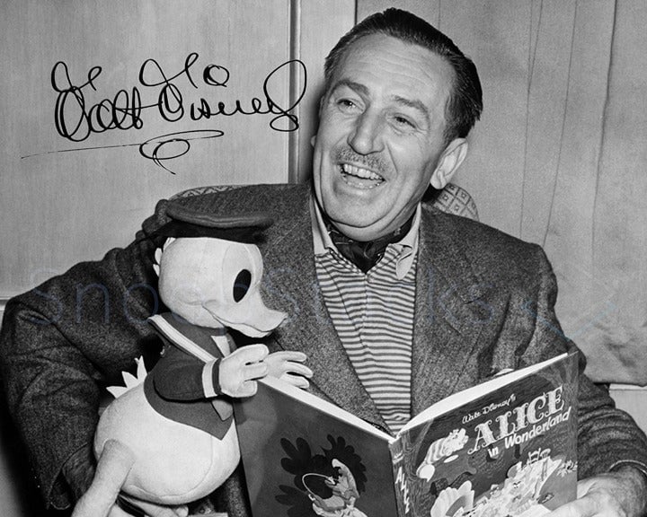Walt Disney Signed 16x20 Glossy Autographed RP Photo Poster Animation Pioneer