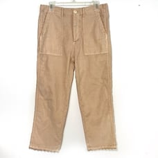 The Great. Blush Pink Ric Rac Cropped Pants - 25