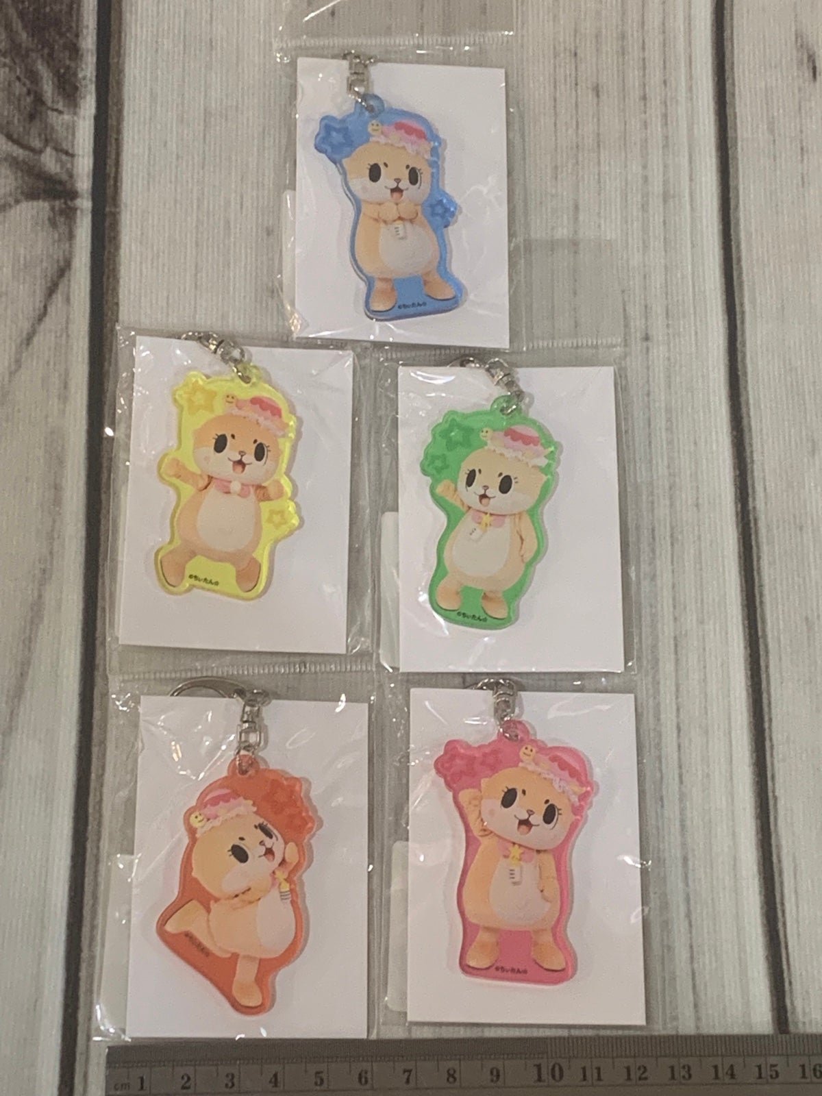Chiitan Japanese Acrylic Keychains lot of 5