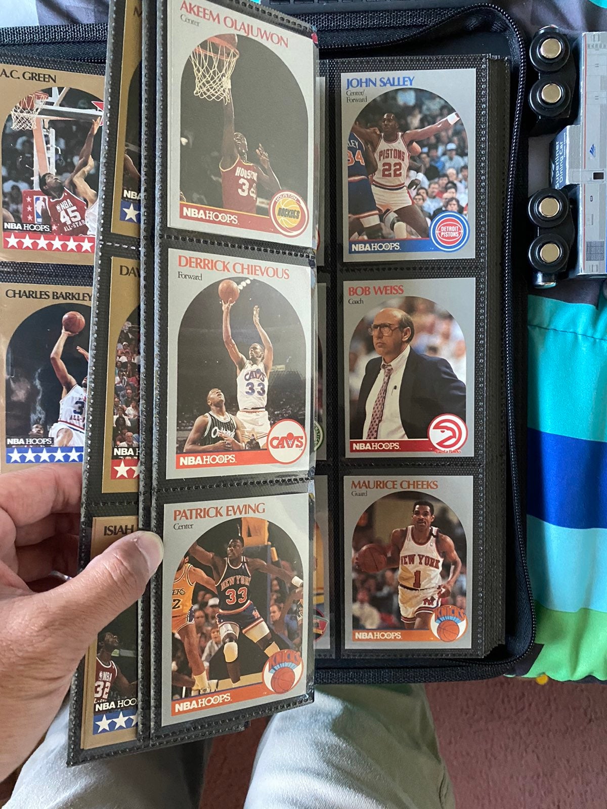 Basketball and football card set