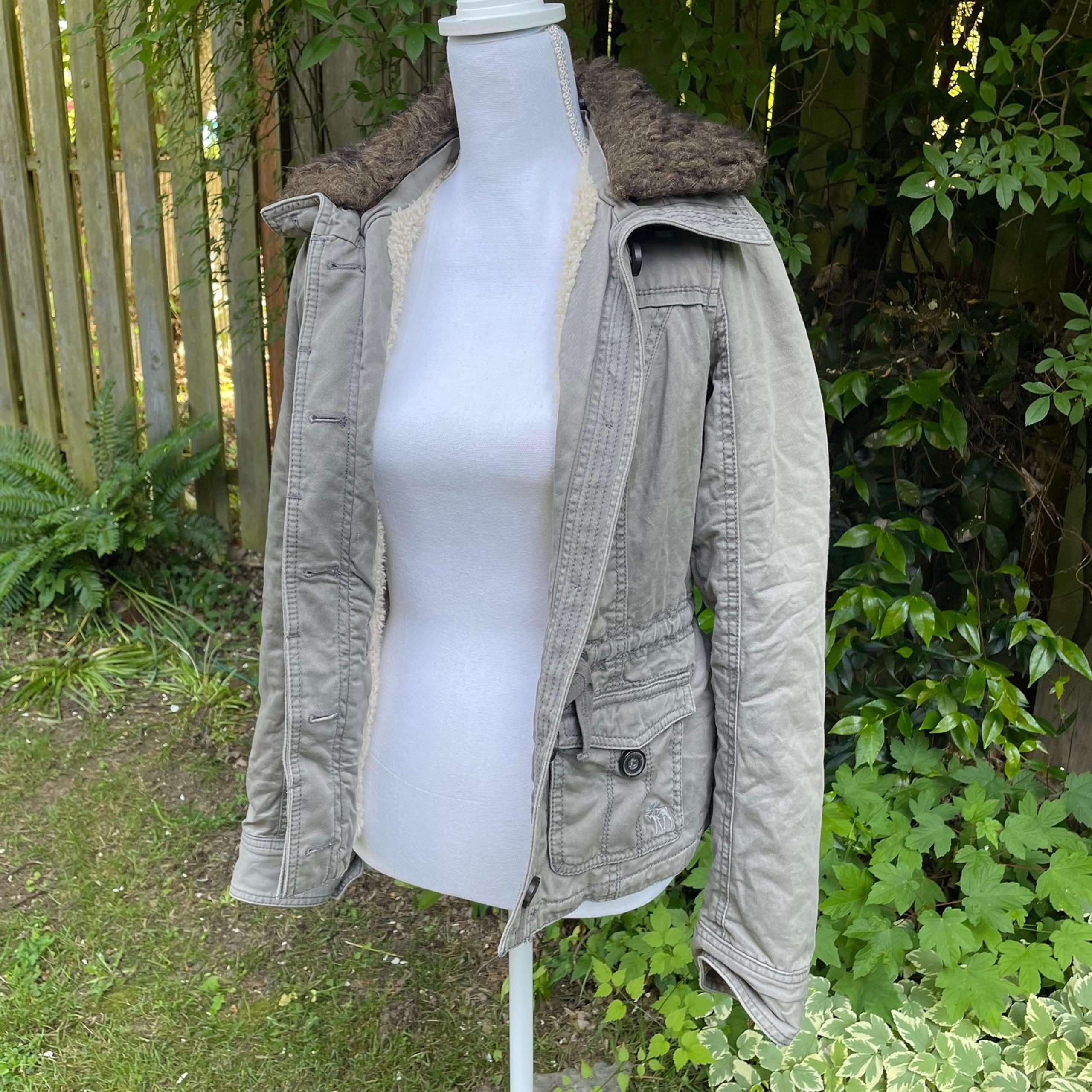 Vintage y2k Abercrombie and Fitch Parka Coat