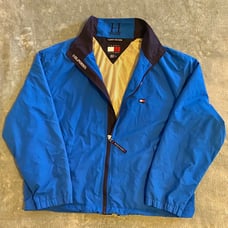 Vintage Tommy Hilfiger Royal Blue Windbreaker Jacket
