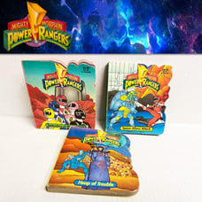 Set of 3 Mighty Morphin Power Rangers Vintage Kids Board Books 1995 Bandai