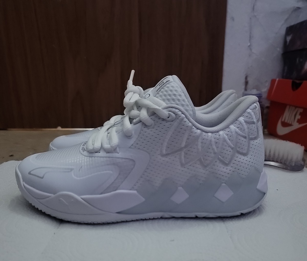 Puma LaMelo Ball MB.01 white & silver