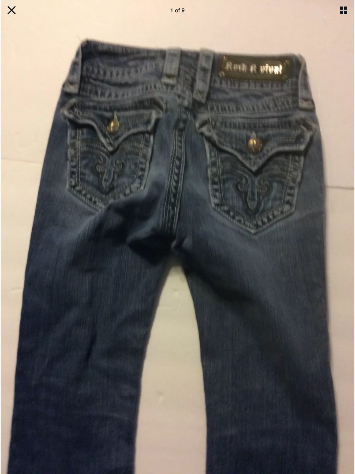 ROCK REVIVAL DEBORAH BOOTCUT JEANS 25x30