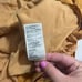 Anthropologie skirt women's XS yellow knee length linen blend side zip